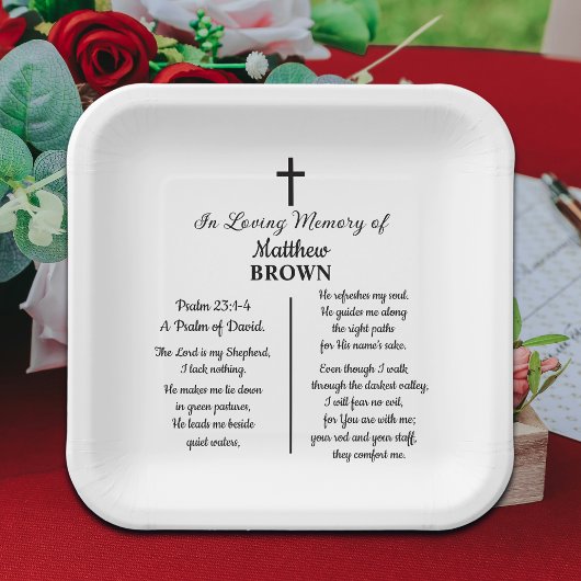 Celebration Of Life Bible Verse Funeral Pappteller