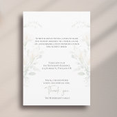 Celebration of Life Calla Lily Funeral Memorial Einladung