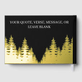 Celebration of Life Fishing Funeral Memorial Gästebuch (Rückseite)