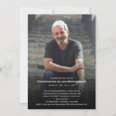 Celebration of Life Funeral Memorial Einladung (Vorderseite)