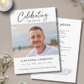 Celebration of Life Funeral Photo Memorial Programm