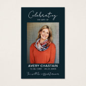 Celebration Of Life Funeral Photo Prayer Cards (Vorderseite)