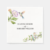 Celebration Of Life Hummingbirds Floral Serviette (Vorderseite)