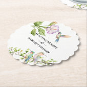 Celebration Of Life Hummingbirds Floral Untersetzer (angewinkelt)