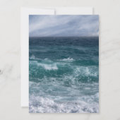 Celebration of Life Invite Ocean Sea Beach Einladung (Rückseite)