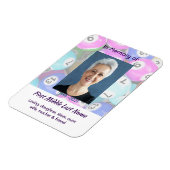 Celebration of Life Keepsake invite Bingo Game Magnet (Linke Seite)