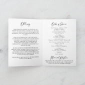 Celebration of Life Memorial Photo Funeral Programm (Innenseite)