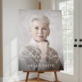 Celebration of Life, Memorial Photo Poster for Mom
