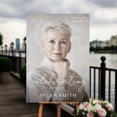 Celebration of Life, Memorial Photo Poster for Mom