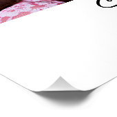 Celebration of Life Photo Funeral Memorial Welcome Poster (Ecke)