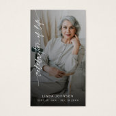 Celebration of Life Photo Funeral Prayer Keepsake (Vorderseite)