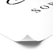 Celebration of Life Photo Memorial Keepsake Poster (Ecke)