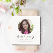 Celebration of Life Photo Memorial Keepsake Serviette