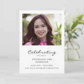 Celebration of Life Photo Order of Service Programm (Stehend Vorderseite)