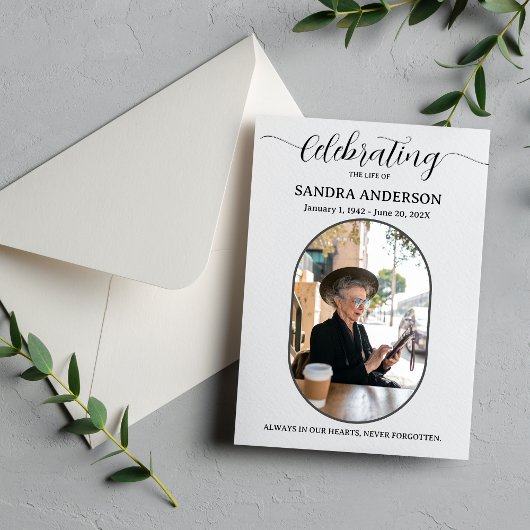 Celebration of Life Programs – Forever In Our Hear Programm