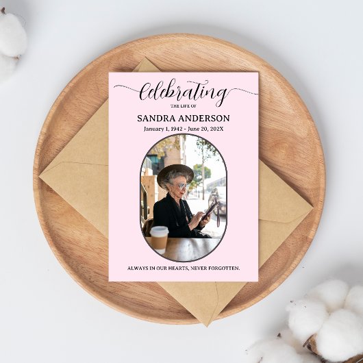 Celebration of Life Programs – Forever In Our Hear Programm