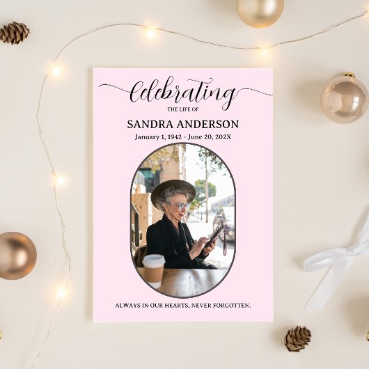 Celebration of Life Programs – Forever In Our Hear Programm