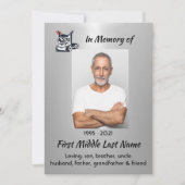 Celebration of Life Semi-Truck Tractor-trailer  Einladung (Vorderseite)