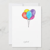 Celebration Pup Einladung (Rückseite)