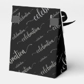 Celebration Script Pattern Geschenkschachtel (Rückseite)