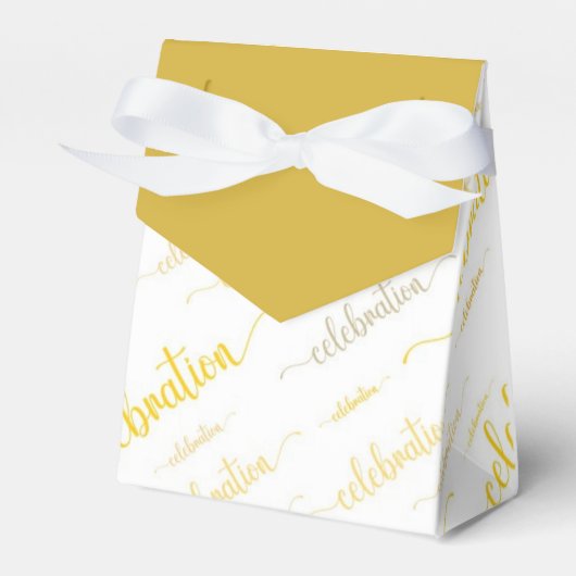 Celebration-Skriptmuster Geschenkschachtel (Vorderseite)