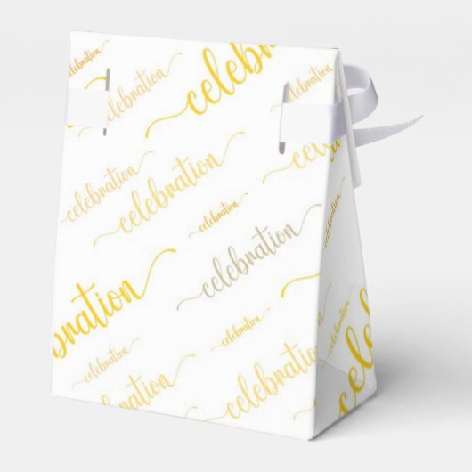 Celebration-Skriptmuster Geschenkschachtel (Rückseite)