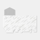 Celebration-Skriptmuster Geschenkschachtel (Ungefaltet)