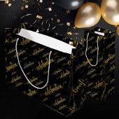 Celebration-Skriptmuster Große Geschenktüte