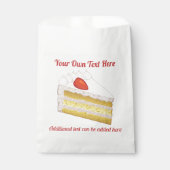 Celebration Sponge Cake - Tres Leches Custom Text Geschenktütchen (Vorderseite)