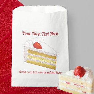 Celebration Sponge Cake - Tres Leches Custom Text Geschenktütchen