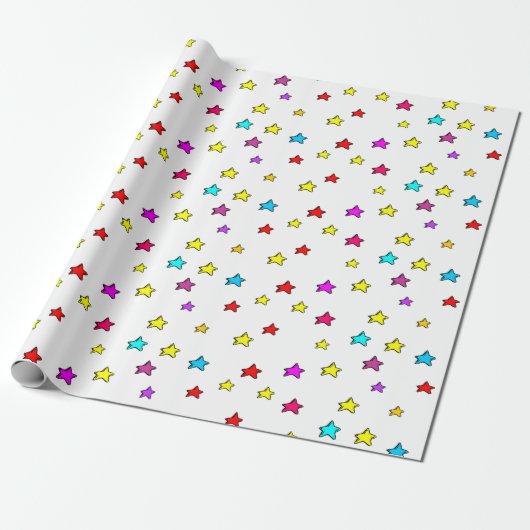 Celebration Stars Wrapping Paper Geschenkpapier (Ungerollt)