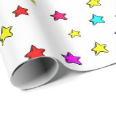 Celebration Stars Wrapping Paper Geschenkpapier (Rolleneckpunkt)