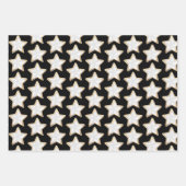 Celebration White Black Geschenkpapier Set (Vorderseite 2)