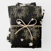 Celebration White Black Geschenkpapier Set (Beispiel)