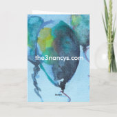 Celebratory Balloons Card Karte (Rückseite)