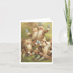 Celebratory Gnomes Note Card Dankeskarte