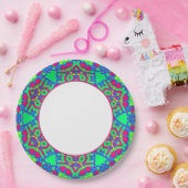 Celebrazione Minze Mauve Dinner Pappteller (Party)