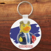 CelebriDucks Donald Rubber Duck Schlüsselanhänger (Vorderseite)