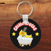 CelebriDucks Rubber Duck Key Chain Schlüsselanhänger (Vorderseite)