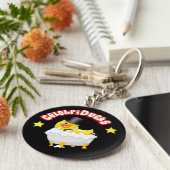 CelebriDucks Rubber Duck Key Chain Schlüsselanhänger (Seite)