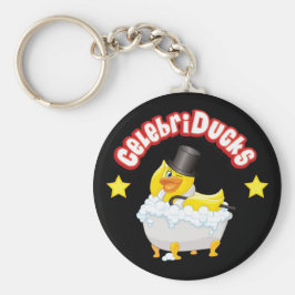 CelebriDucks Rubber Duck Key Chain Schlüsselanhänger