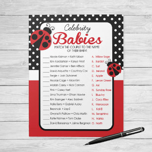 Celebrity Babies Ladybug Baby Showroom Notizblock