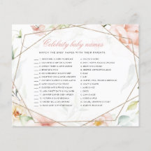 Celebrity Baby Names Girl Floral Baby Showspiel