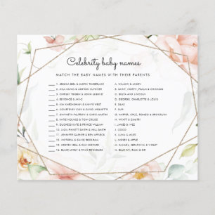 Celebrity Baby Names Girl Floral Baby Showspiel