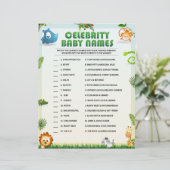 Celebrity Baby Names [Tierthema] Briefbogen (Stehend Vorderseite)