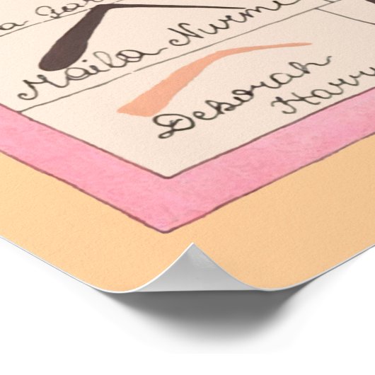 Celebrity Eyebrows ~ Poster / Print (Ecke)