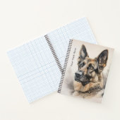 Celebrity German Shepherd  Notizblock (Innenseite)