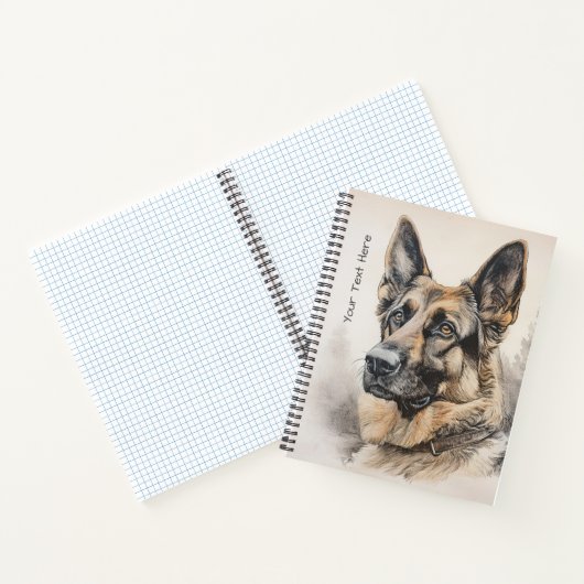Celebrity German Shepherd  Notizblock (Innenseite)