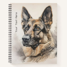 Celebrity German Shepherd  Notizblock