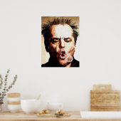 Celebrity Jack Nicholson rauchen Ring Poster (Küche)